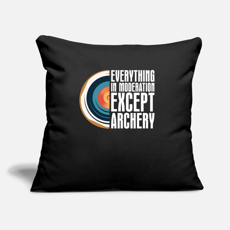 Archer Archery Arrow Archery Archery Sofa pillow with filling 45cm x 45cm