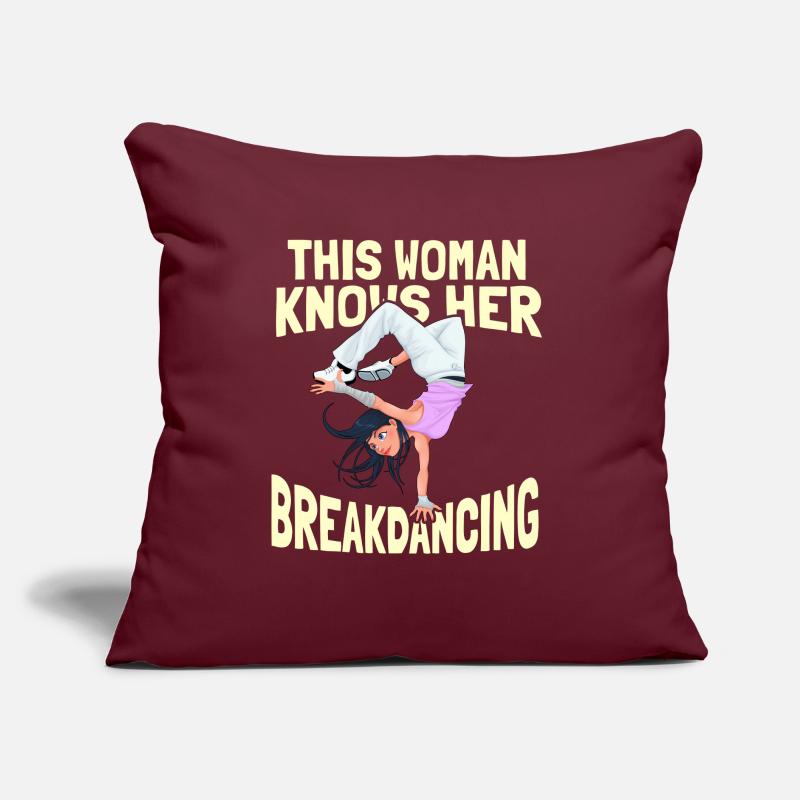 Breakdance Breakdancer Breakdancing Coussin et housse de 45 x 45 cm