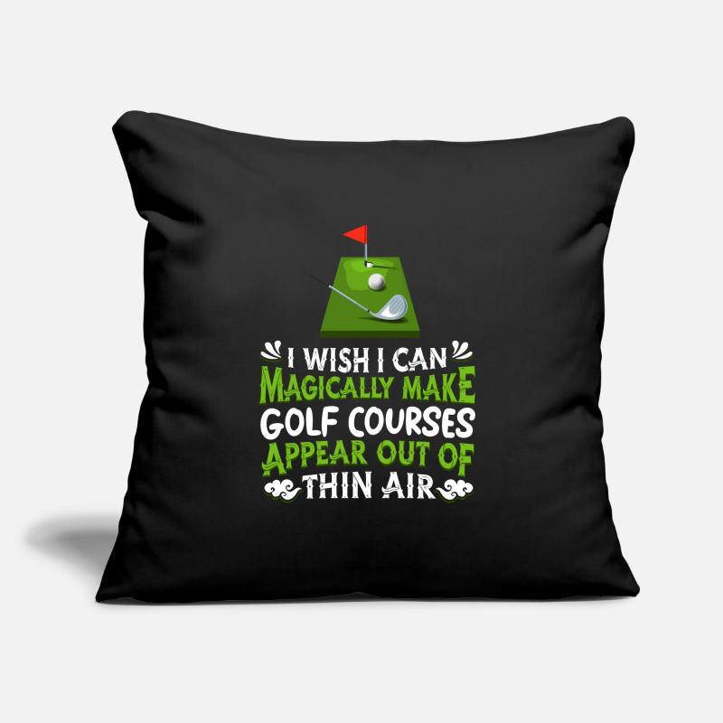 Golf Golfer Golfer Golfer Golf Course Sofa pillow with filling 45cm x 45cm
