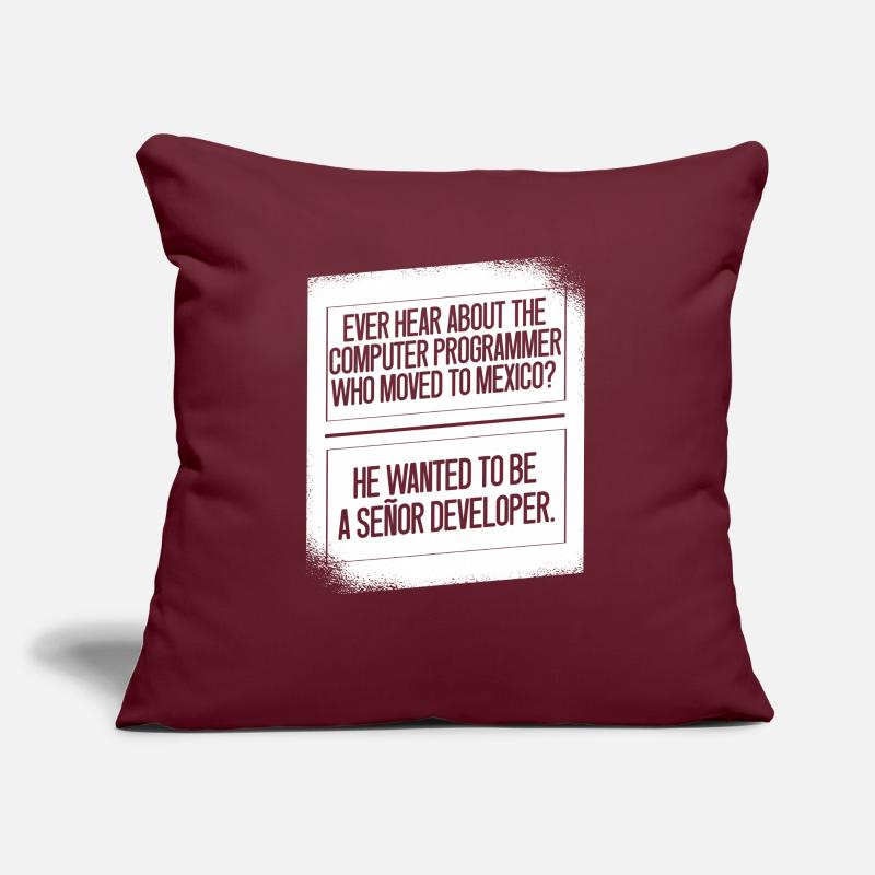 Programmer Coder Software Developer Sofa pillow with filling 45cm x 45cm