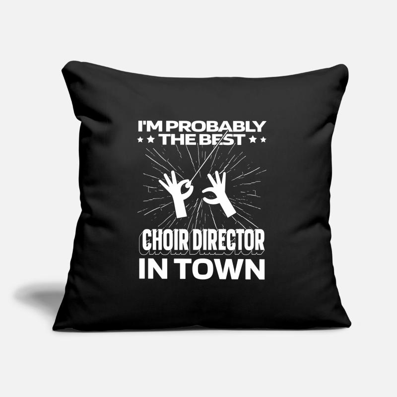 Bâton de chef de chœur Coussin et housse de 45 x 45 cm