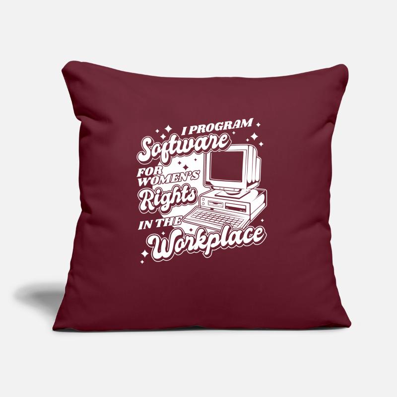 Developer Coder Programmer Computer Coussin et housse de 45 x 45 cm