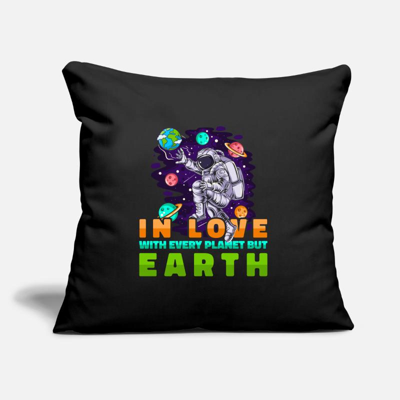 Espace Espace Terre Colonisation de l’espace Coussin et housse de 45 x 45 cm