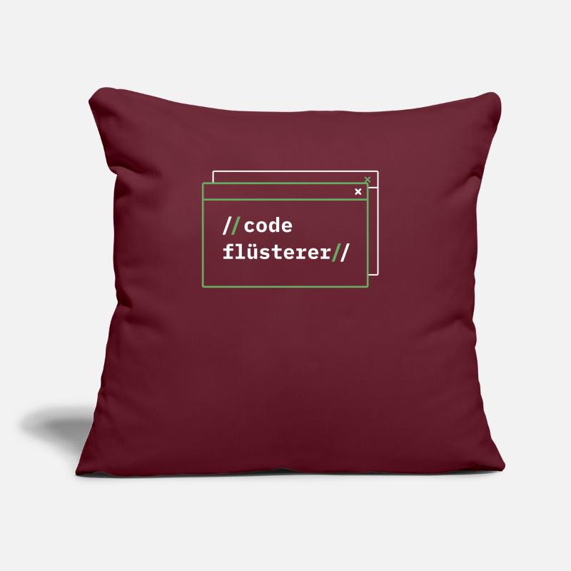 Entwickler Coder Programmierer Sofakissen mit Füllung 45 x 45 cm