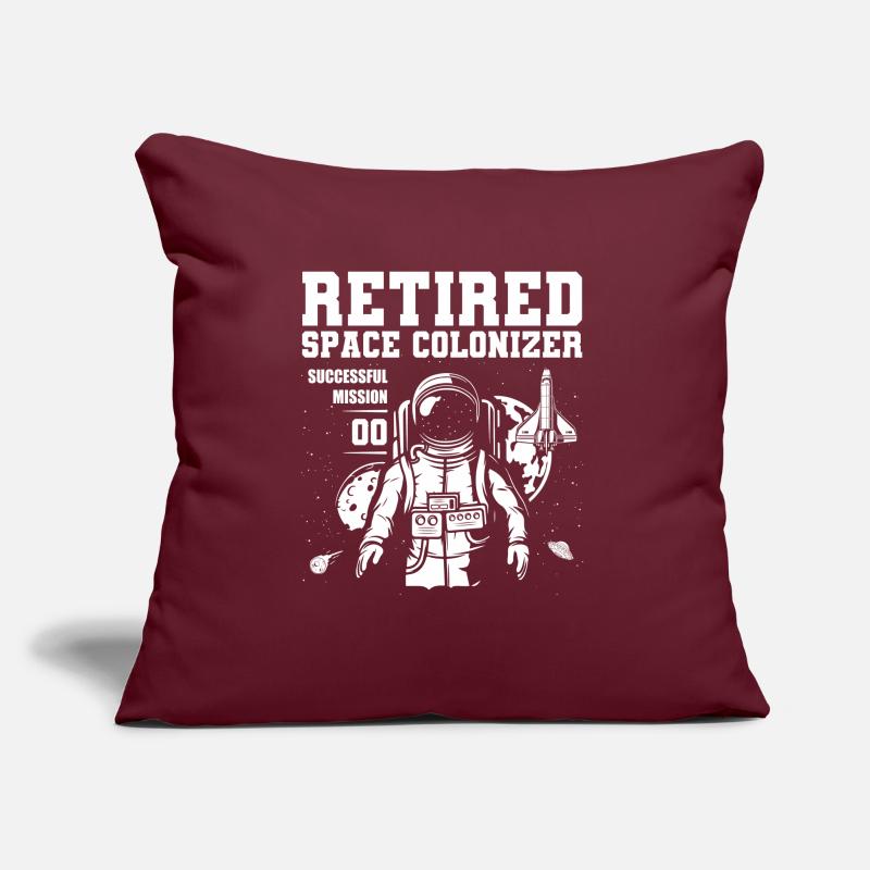 Astronaute de l’espace Colonisation de l’espace Coussin et housse de 45 x 45 cm