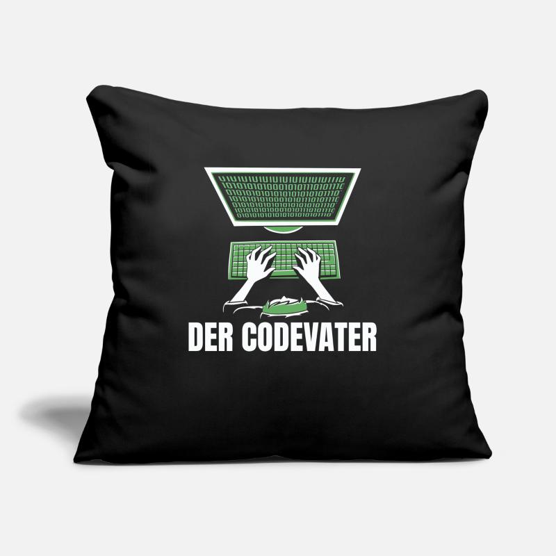 Entwickler Coder Programmierer Vater Sofakissen mit Füllung 45 x 45 cm