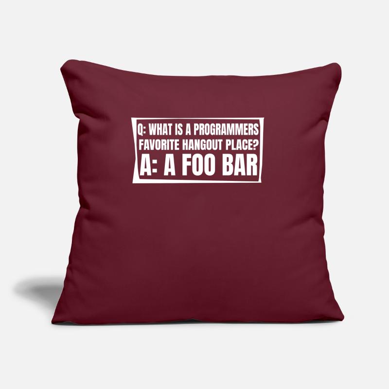 Développeur Coder Programmeur Drôle Coussin et housse de 45 x 45 cm