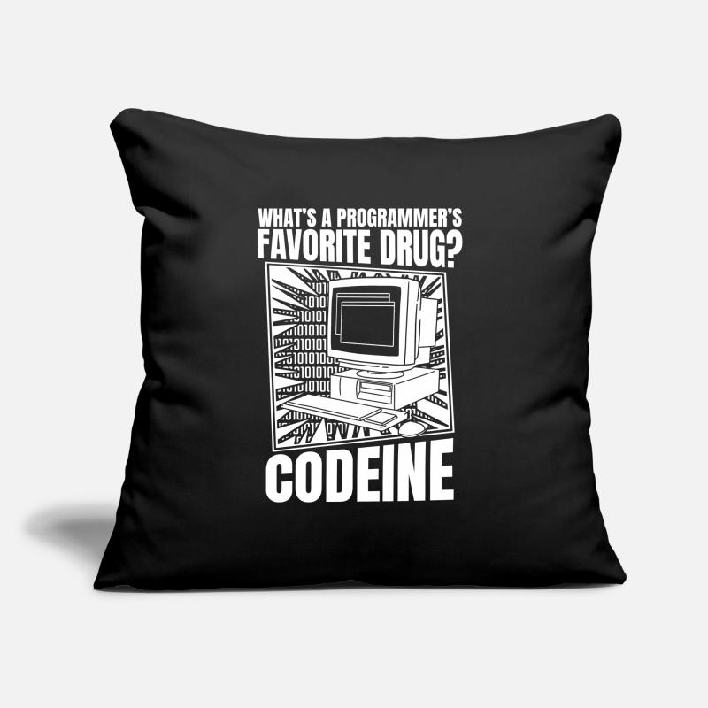 Entwickler Coder Programmierer Computer Sofakissen mit Füllung 45 x 45 cm