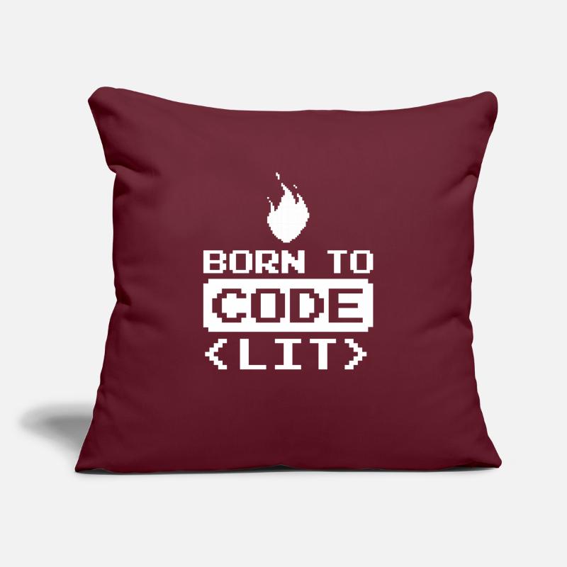Développeur Coder Programmeur Drôle Coussin et housse de 45 x 45 cm