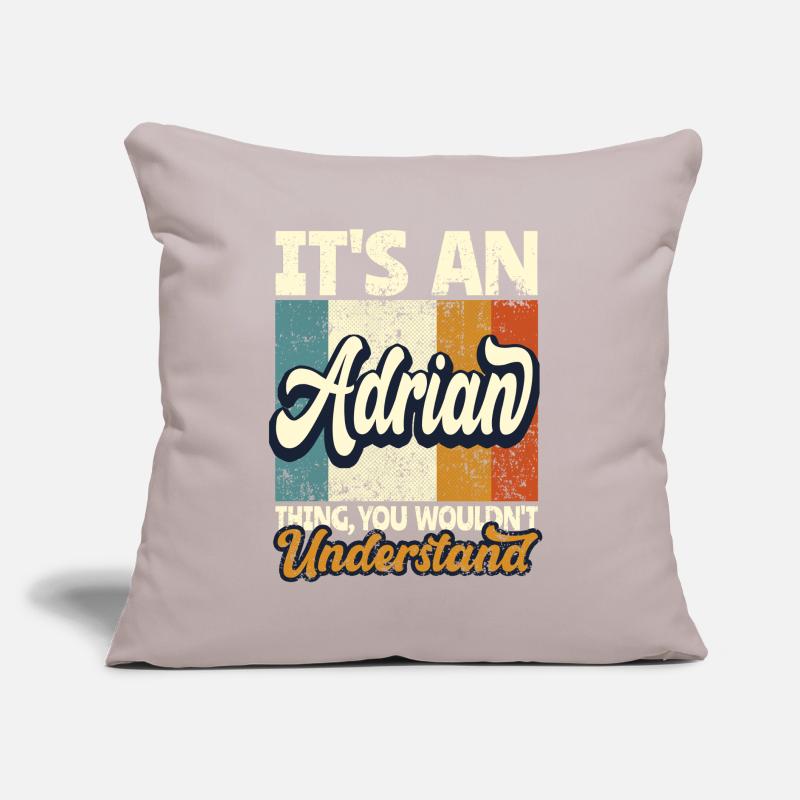 Name Adrian Gift First Name Personalized Sofa pillow with filling 45cm x 45cm