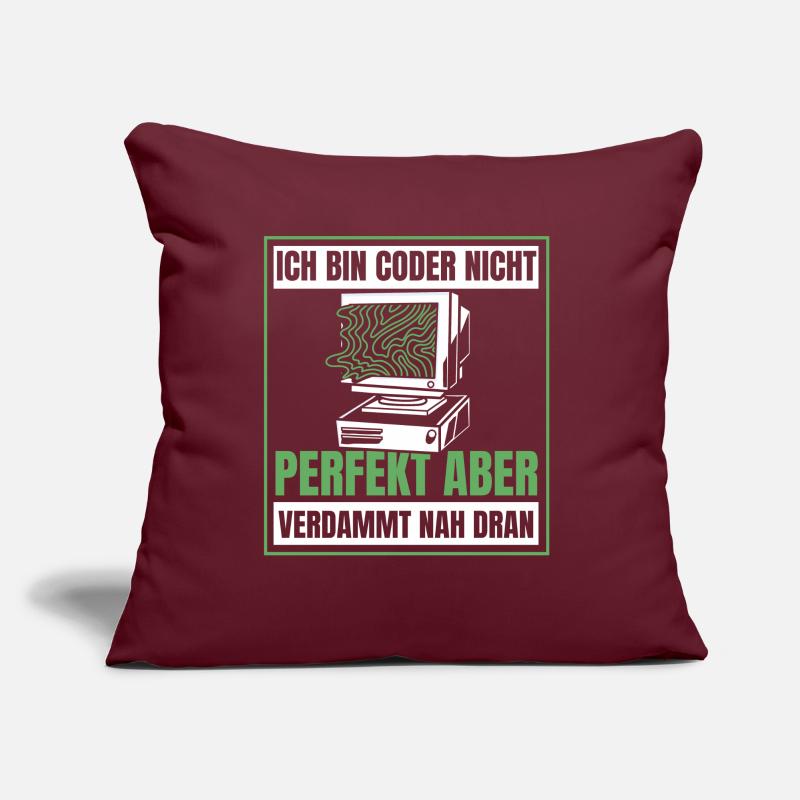 Entwickler Coder Programmierer Humor Sofakissen mit Füllung 45 x 45 cm