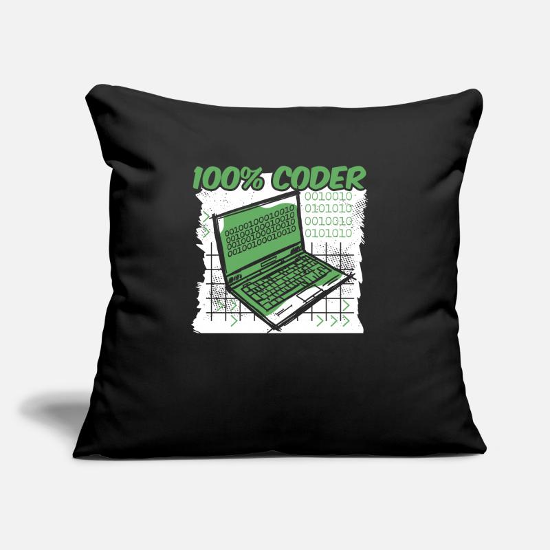 Programmeur Codeur développeur Coussin et housse de 45 x 45 cm