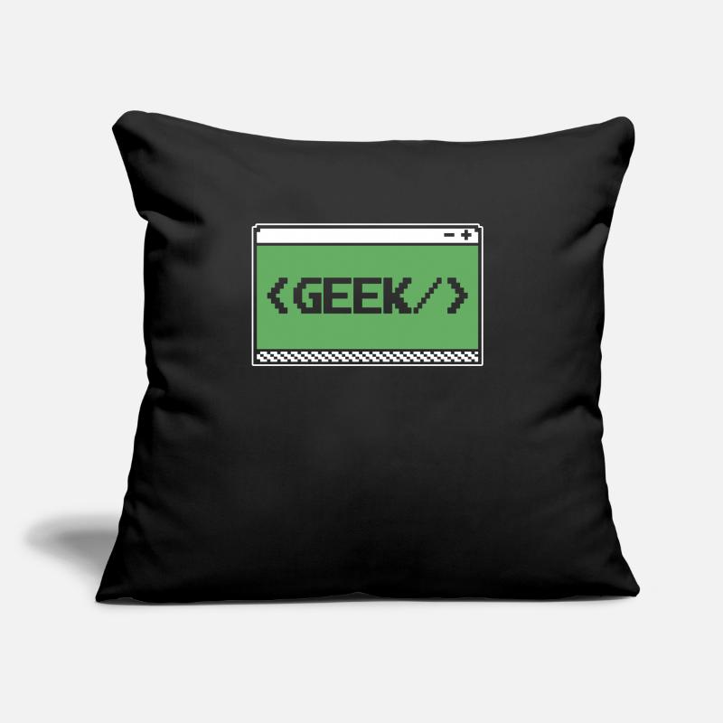 Développeur Coder Programmeur Geek Coussin et housse de 45 x 45 cm