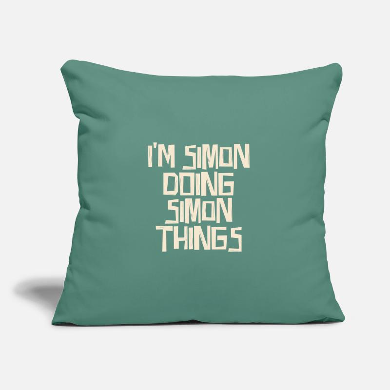 I'm Simon doing Simon things Sofa pillow with filling 45cm x 45cm