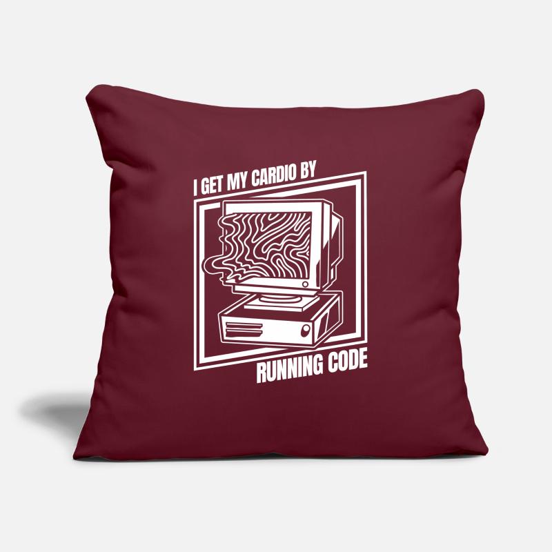 Développeur, Codeur, Programmeur, Informatique Coussin et housse de 45 x 45 cm