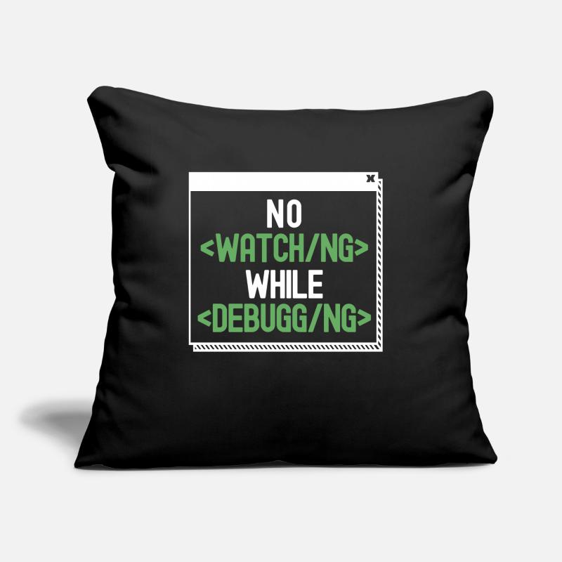Entwickler Coder Programmierer Humor Sofakissen mit Füllung 45 x 45 cm