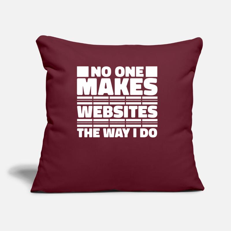 Web Developer Web Developer Funny Sofa pillow with filling 45cm x 45cm