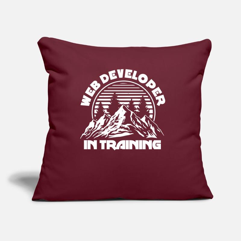Web Developer Web Developer Training Sofa pillow with filling 45cm x 45cm