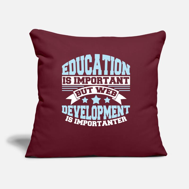 Web Developer Web Developer Funny Sofa pillow with filling 45cm x 45cm