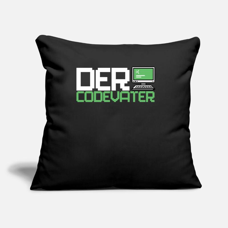 Developer, Coder, Programmer, Computer Sofa pillow with filling 45cm x 45cm
