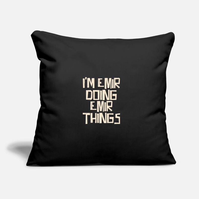 I'm Emir doing Emir things Sofa pillow with filling 45cm x 45cm