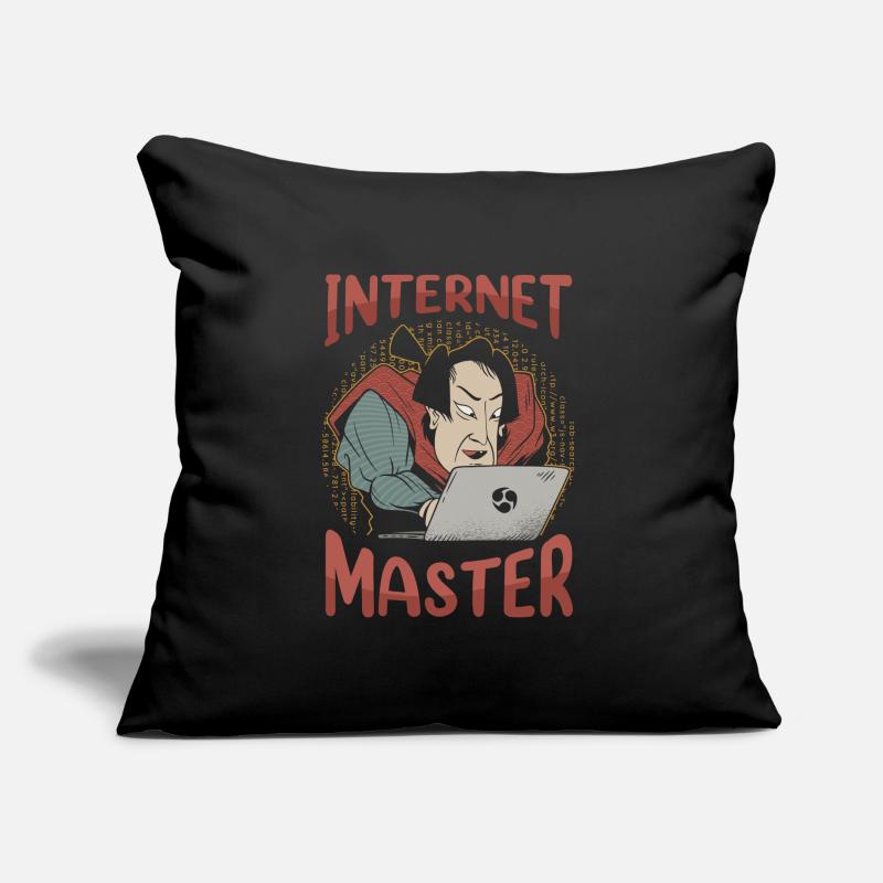 Web Entwickler Webdeveloper Meister Sofakissen mit Füllung 45 x 45 cm