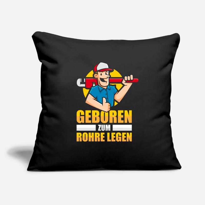 Constructeur de pipelines Witzig Coussin et housse de 45 x 45 cm