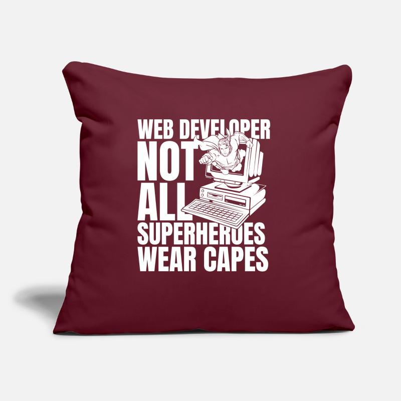 Web Developer Web Developer Sofa pillow with filling 45cm x 45cm