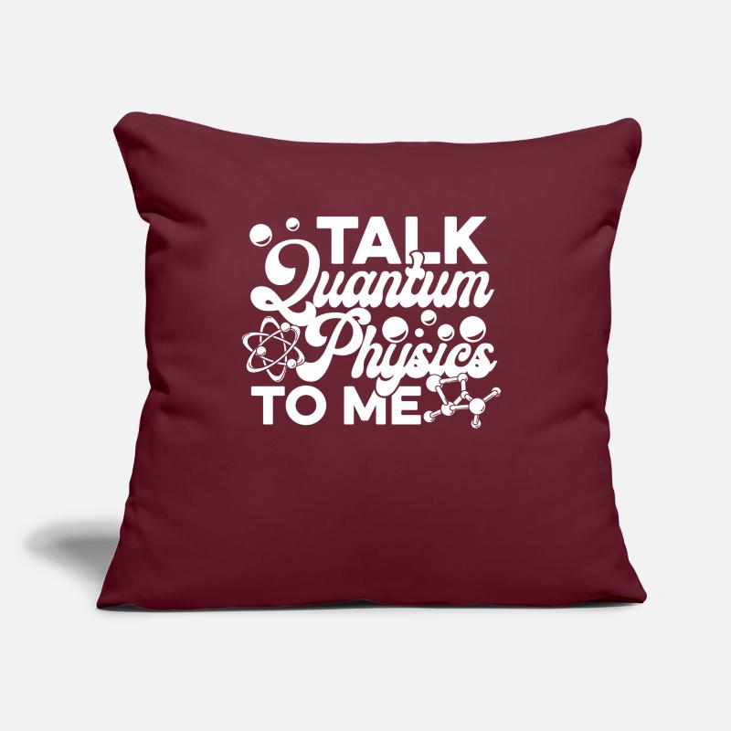 Physics Physicists Quantum Physics Sofa pillow with filling 45cm x 45cm