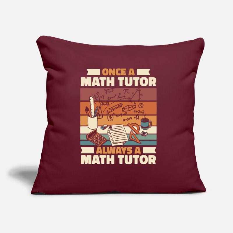 Math Teacher Math Teacher Tutor Sofa pillow with filling 45cm x 45cm