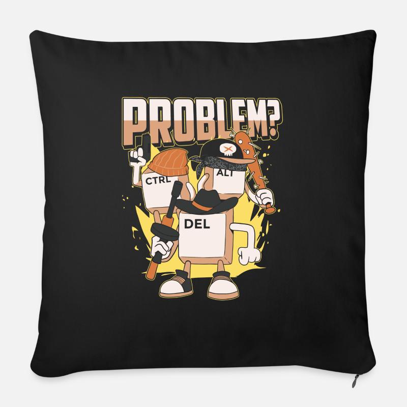 Entwickler Coder Programmierer Cool - Sofakissen mit Füllung 45 x 45 cm - Schwarz