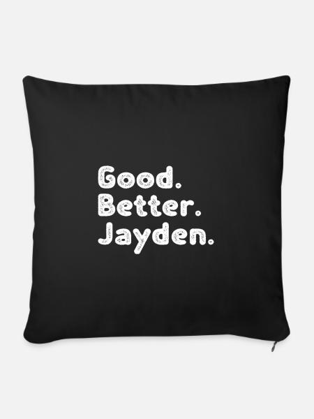 Good better Jayden - Sofakissen mit Füllung 45 x 45 cm - Schwarz