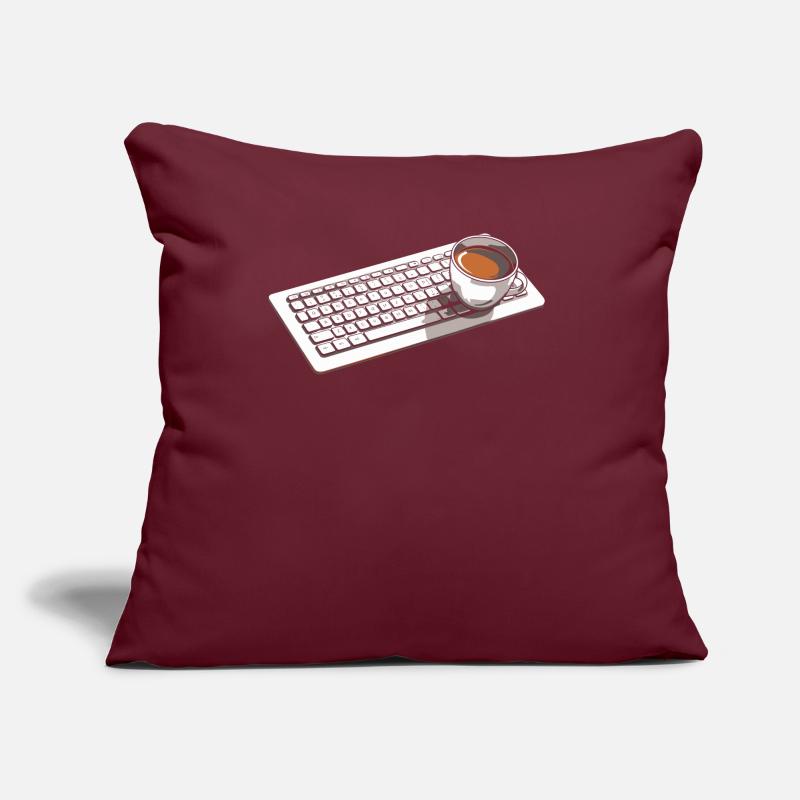 Entwickler Coder Programmierer Kaffee Sofakissen mit Füllung 45 x 45 cm