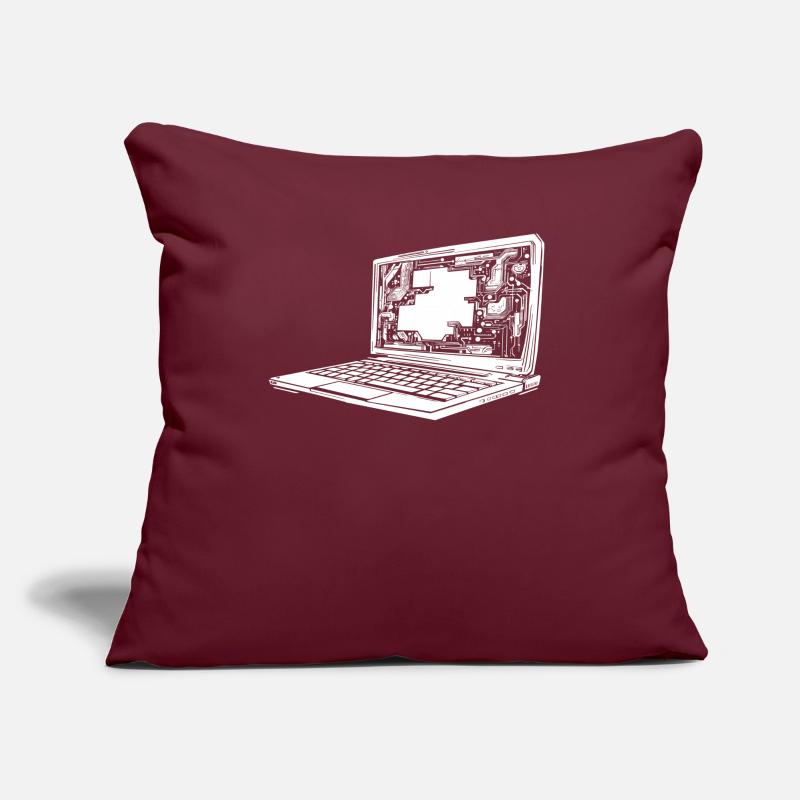 Entwickler Coder Programmierer Sofakissen mit Füllung 45 x 45 cm