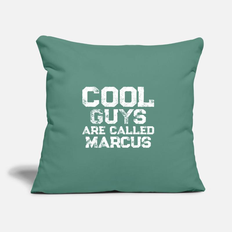 Les gars cool s’appellent Marcus Coussin et housse de 45 x 45 cm