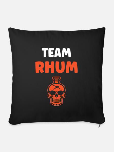 Rum - Sofakissen mit Füllung 45 x 45 cm - Schwarz