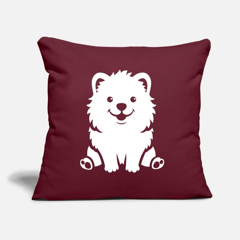 Samoyed Sofa pillow with filling 45cm x 45cm