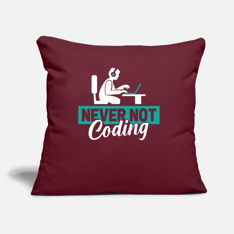 Développeur, Codeur, Programmeur Coussin et housse de 45 x 45 cm
