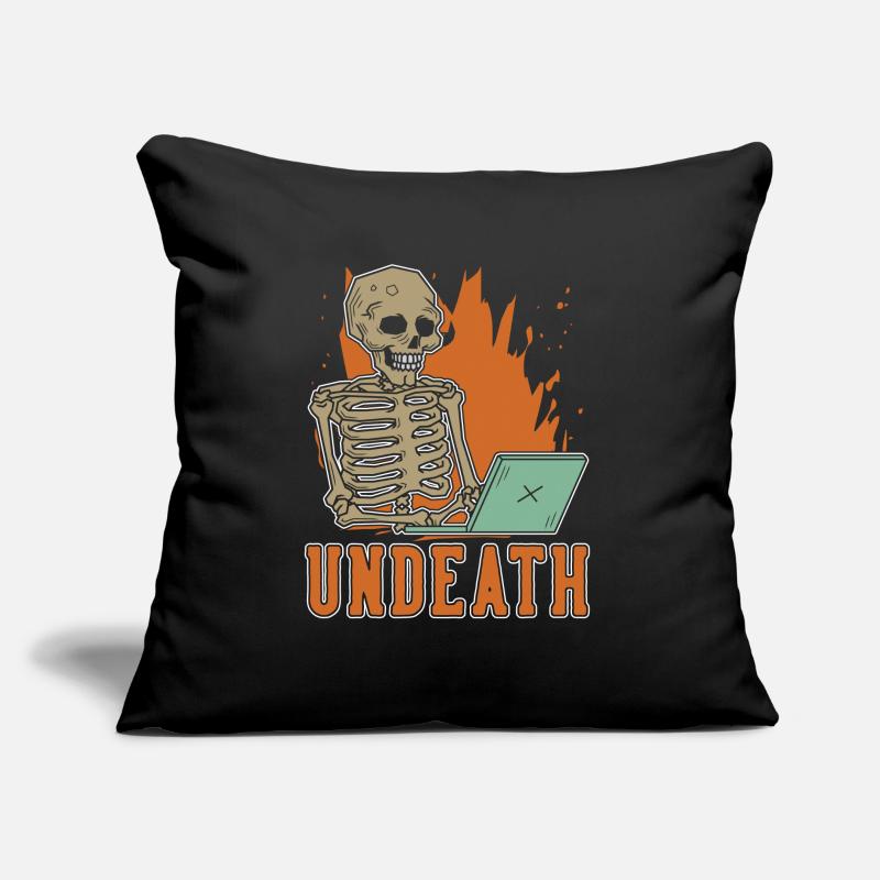 Entwickler Coder Programmierer Skelett Undeath Sofakissen mit Füllung 45 x 45 cm