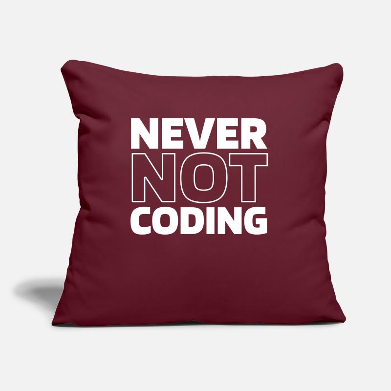 Entwickler Coder Programmierer Sofakissen mit Füllung 45 x 45 cm