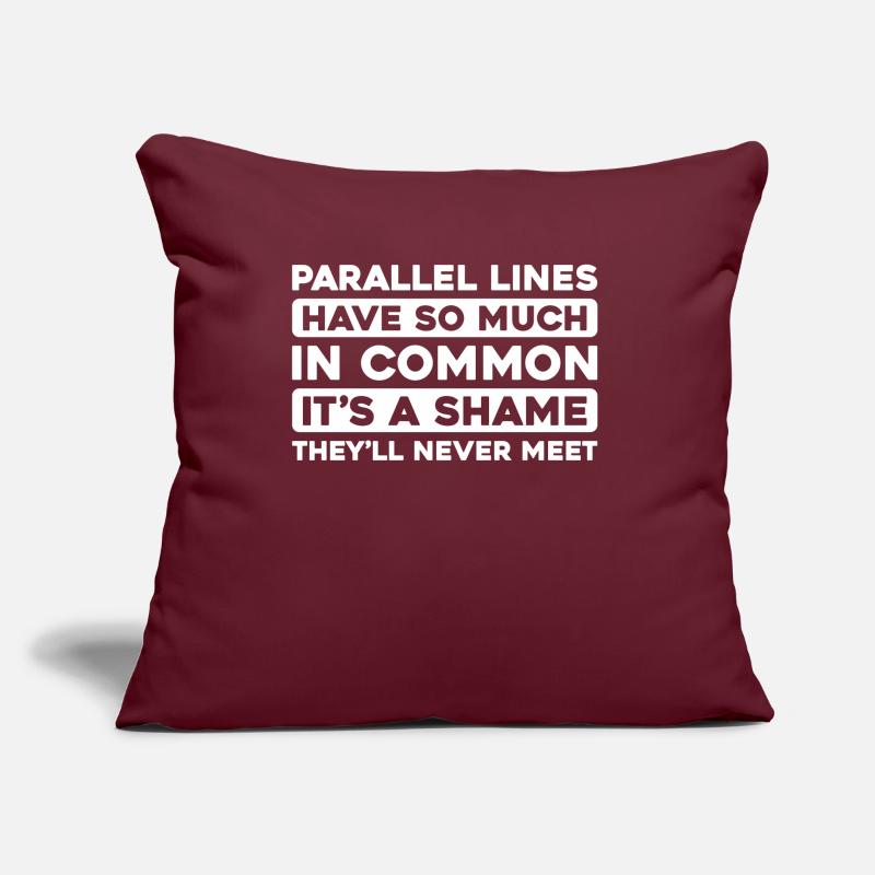 Mathe Mathematik Math Funny Pun Sofa pillow with filling 45cm x 45cm