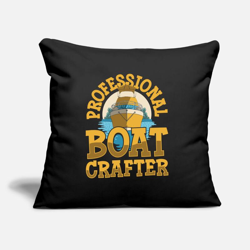 Constructeurs de bateaux Coussin et housse de 45 x 45 cm
