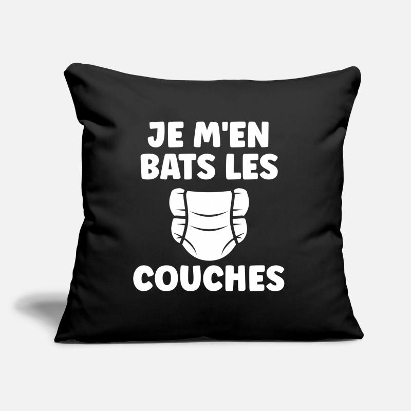 Couches Coussin et housse de 45 x 45 cm