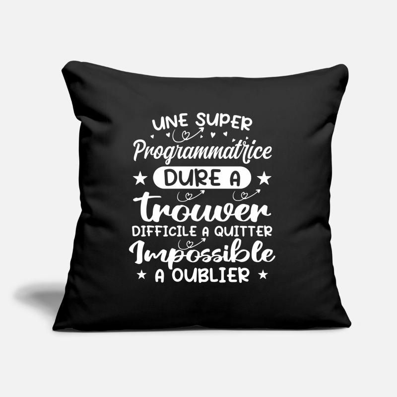 Une Super Programmatrice - Cadeau programmatrice Coussin et housse de 45 x 45 cm