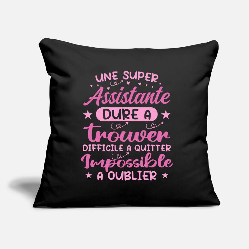 Une Super Assistante - Cadeau assistante Coussin et housse de 45 x 45 cm