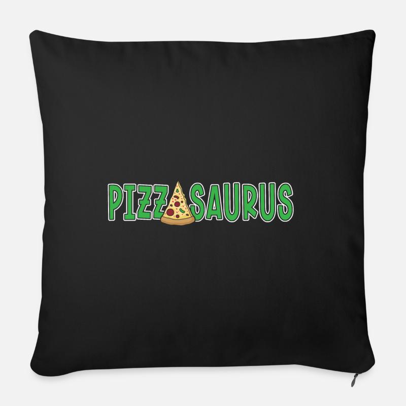Dinosaurier Dino Paläonthologe - Sofakissen mit Füllung 45 x 45 cm - Schwarz