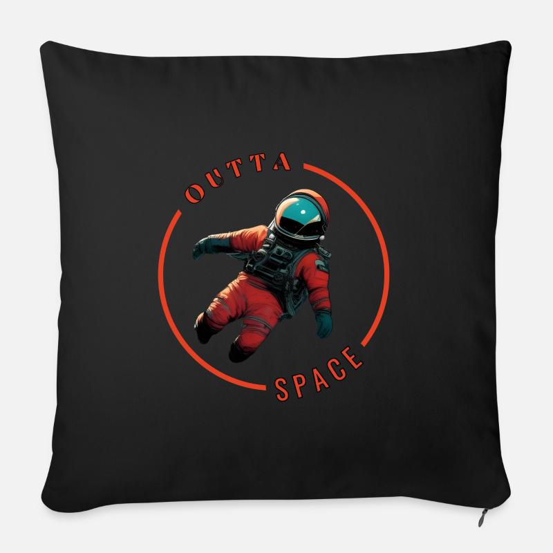 Outta Space - Sofakissen mit Füllung 45 x 45 cm - Schwarz