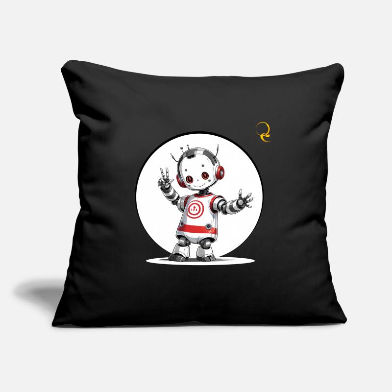 ROBOT BÉBÉ Coussin et housse de 45 x 45 cm