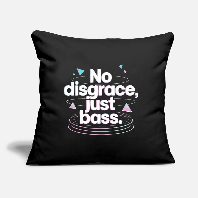 Pas de disgrâce, juste de la basse rétro Coussin et housse de 45 x 45 cm