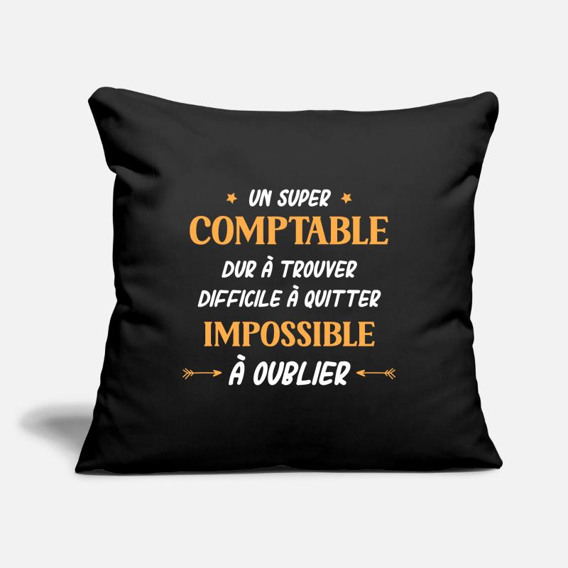 Super comptable Coussin et housse de 45 x 45 cm
